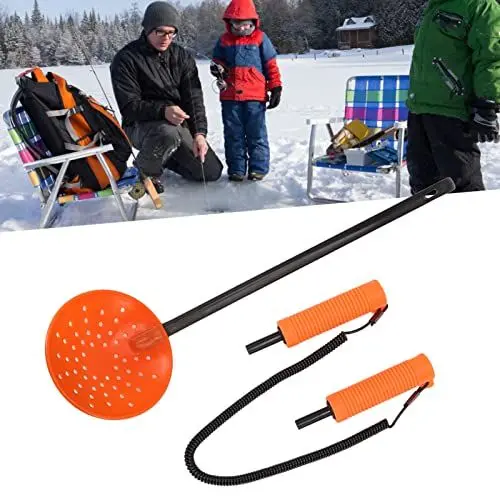 Produktbild: Eisfischlöffel-Eispickel-Set, Lebensrettendes Einziehbares Eispickel-Set für den Winter, Hochfestes Eislöffel-Set