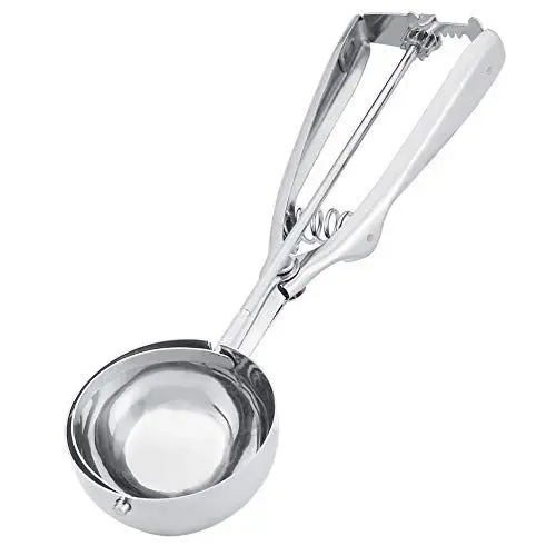 Produktbild: Eisportionierer Küchen Edelstahl Eiscreme Auslöser-grabender Ball Zink Legierungs Ball Löffel mit rutschfestem Griff für Küchenhelfer(6cm)
