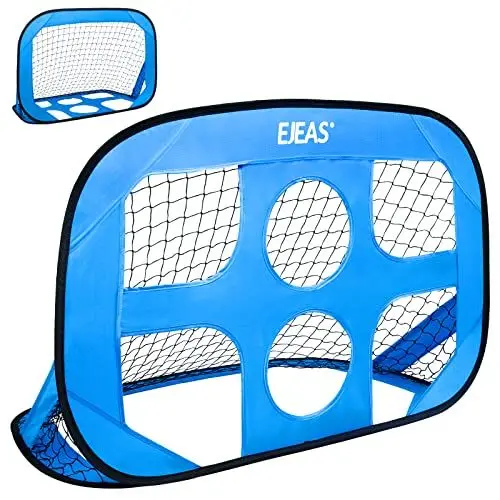 Produktbild: EJEAS Fußballtor Pop Up 2 in 1 Fussballtor für Kinder Garten Mehrere Fußballtraining 1 Packung