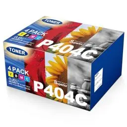 Produktbild: ejet CLT-P404C CLT-K404S Toner Kompatibel für Samsung CLT-404S C404S Y404S M404S für Xpress SL C480W C480FW C430W C480 C430 C480FN C48X C43X Series (Schwarz Cyan Gelb Magenta, 4er-Pack)