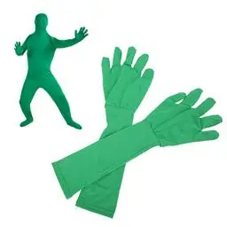 Produktbild: Akozon 2 Stück Chromakey Grün, Chromakey Green Screen Universelle Unsichtbarkeitseffekt-Hintergrundhandschuhe für Fotografie, Foto, Video, Film, Postproduktion