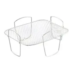 Produktbild: Ejoyous Air Fryer Rack, Edelstahl Heißluftfritteuse Grillrost Heißluftfritteuse Zubehör Quadratisch Airfryer Zubehör für Luftfritteusen Töpfe Schnellkochtöpfe Bambusdampfer Töpfe (Grill)