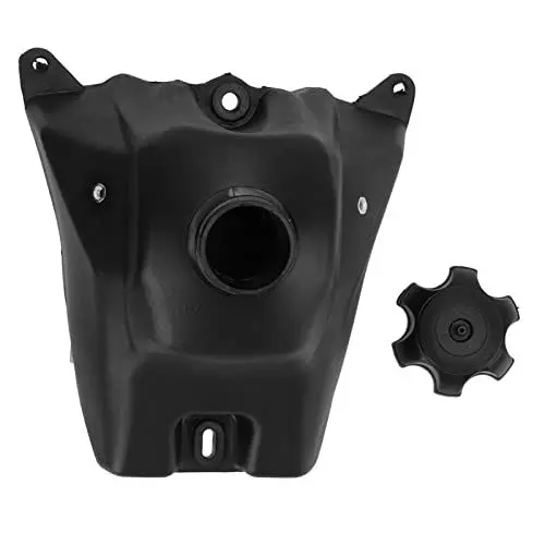 Produktbild: KIMISS Kraftstofftank ABS Powersports Gastanks Schwarz Dirt Pit Bike Kraftstofftank mit Deckel für XR50 CRF50 SR70 SR70B SR70c SR110