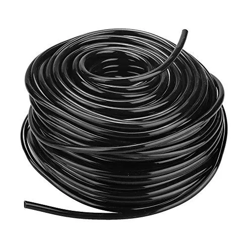 Produktbild: Bewässerungsschlauch, PVC Schwarz Gartenschlauch Strapazierfähiger Flexibler Wasserschlauch Tropfbewässerungsschlauch für Landwirtschaft Rasen Gartenbewässerung(20m)