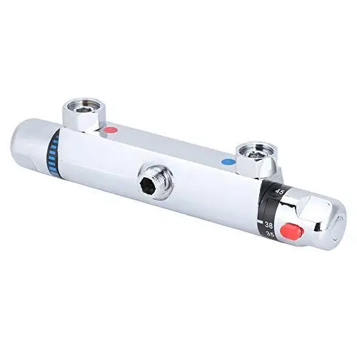 Produktbild: Ejoyous Duschthermostat, Mischbatterie Armatur Brausethermostat Duscharmatur Thermostat Thermostatisches Mischventil mit 38 °C Temperatursicherem Schutz und Rückschlagventil
