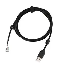 Produktbild: Ejoyous Ersatz Maus Kabel für Logitech, 2m USB Maus Ersatzkabel Maus Ersatzkabel Logitech G502 Gaming Mauskabel Ersatz Reparatur Zubehör Plug und Play