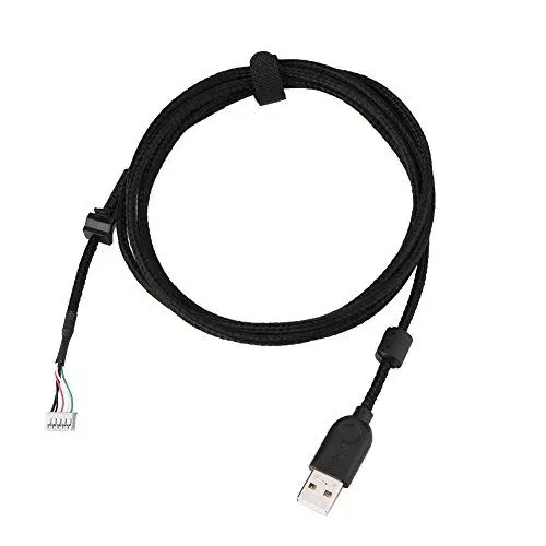 Produktbild: Ejoyous Ersatz Maus Kabel für Logitech, 2m USB Maus Ersatzkabel Maus Ersatzkabel Logitech G502 Gaming Mauskabel Ersatz Reparatur Zubehör Plug und Play