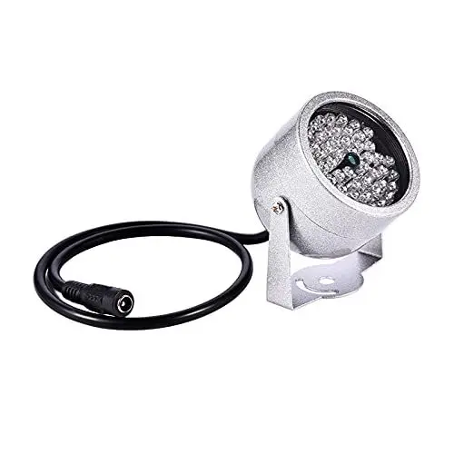 Produktbild: Ejoyous IR Infrarot Strahler, 48 LED wasserdichte Infrarotstrahler Scheinwerfer 60 Grad Weitwinkel Infrarotlampen, für CCTV Überwachungskamera Zusatzlicht Videoüberwachung