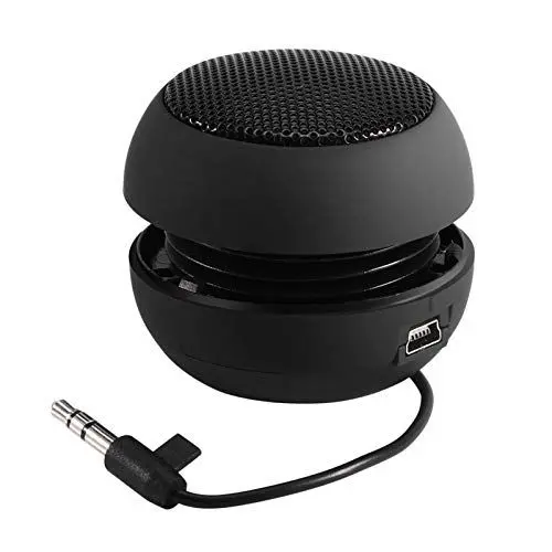 Produktbild: Ejoyous Lautsprecher, Tragbare Reise Lautsprecher mit 3,5mm Aux Audio Klinkenstecker Aux Audio Klinkenstecker Klarem Bass Eingebaute Batterie für Handy Smartphone/PC