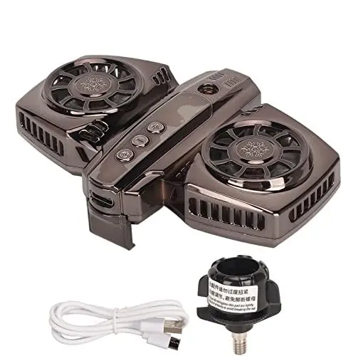 Produktbild: Ejoyous Phone Cooler for Gaming, Universal Handy Kühler mit Zwei Kühlmodi, Handy Kühlung Fan für i Phone Android Smartphone von 2,6 bis 3,5 Zoll, Handykühler Lüfter für Live Streaming Vlog Tiktok