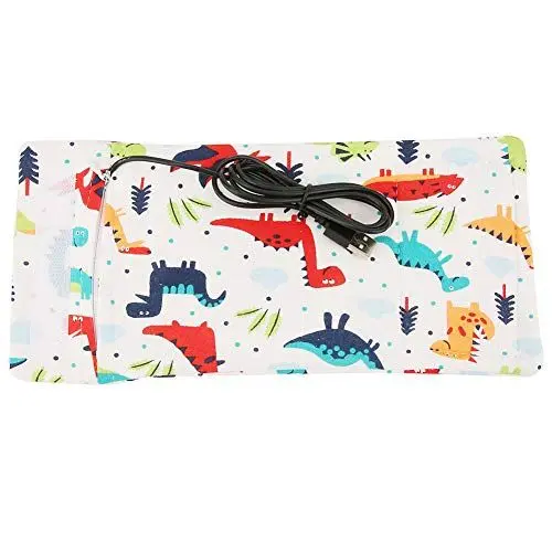 Produktbild: USB Babyflaschenwärmer, Tasche Tragbarer Milchflaschenwärmer Heizungswärmer Baby Isolierungs Thermostat Milchnahrung Thermische Wärmer Tasche Flaschenwärmer Heizung(Dinosaurier)