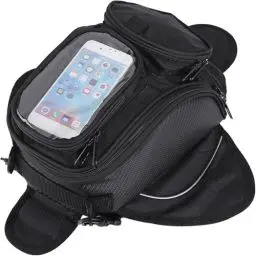 Produktbild: Ejoyous Universal Motorrad Tankrucksack, Stark Magnetische Tanktasche wasserdichte Öl Kraftstofftank Tasche für bequemes Motorradfahren für Lange Strecken und Touren Schwarzer