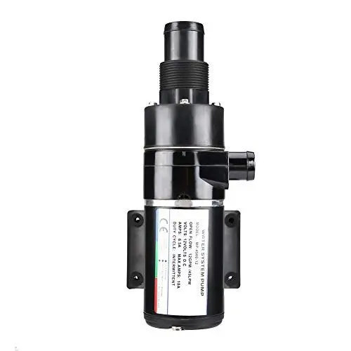 Produktbild: Ejoyous Zerhackerpumpe Fäkalienpumpe Fäkalien-Absaugpumpe 12V Hochdruck-Membran-Selbstansaugpumpe, Hochdruck-Wasserpumpe für Marine Boote Yacht Wohnwagen Camping Outdoor Garten