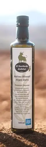 Produktbild: El ToroVerde Coupage 500ml, andalusisches Olivenöl aus erster Ernte - natürliche Mischung aus Hojoblanca, Manzanilla und Picuda, Extra Virgen AOVE