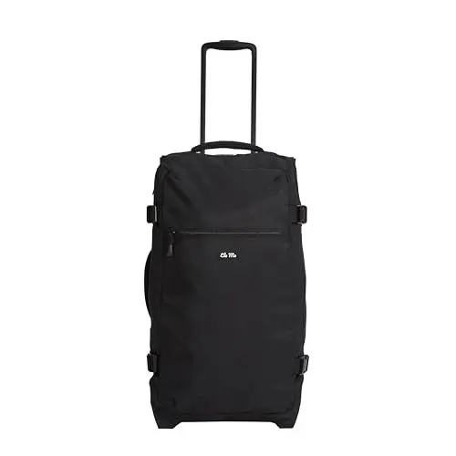 Produktbild: Ela Mo Reisetasche mit Rollen - Reisen mit Leichtigkeit - 78 Liter - Stilvolle Damen Rolltasche - Leicht, handlich, nachhaltig (Black)