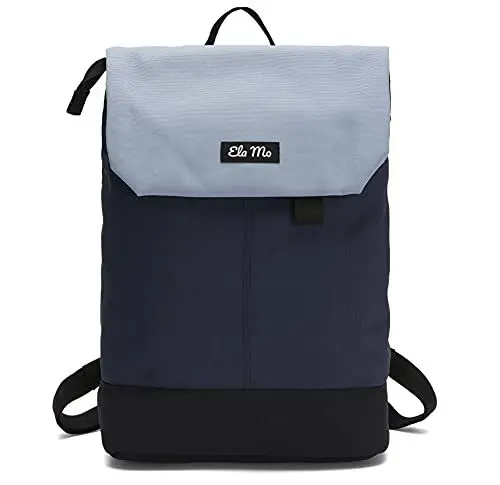 Produktbild: Ela Mo Rucksack Damen - Daypack schön u. durchdacht - Laptop Rucksäcke für Frauen - Anti Diebstahl Tasche für Schule, Uni, Business (Nightblue)