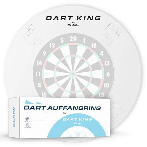 Produktbild: ELANI – Schutzring Dart Surround inkl. Abwurflinie für alle Scheiben- optimaler Schutz von Wand, Dartpfeil und Flight – Dartboard surround Dartscheibe Schutzring–Wandschutz Dartscheibe, Dart catchring