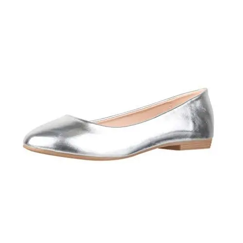 Produktbild: Elara Damen Ballerina Bequeme Slip Ons Flach Chunkyrayan P B3039 Silber 38
