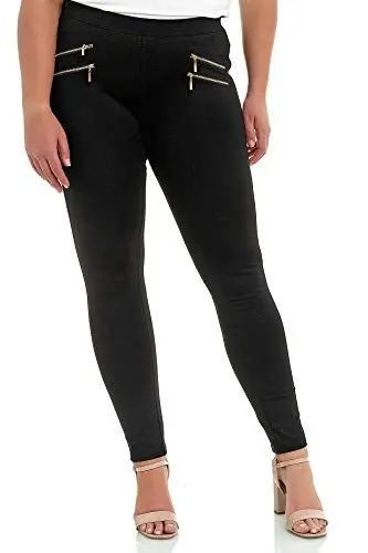 Produktbild: Elara Miss Anna Damen Stretch Hose Skinny Jegging Chunkyrayan A11/A55 Black 46 (3XL)