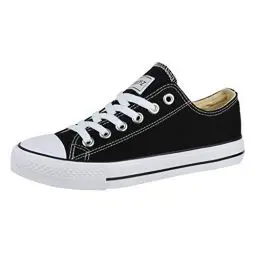 Produktbild: Elara Unisex Sneaker Low top Turnschuh Textil Chunkyrayan 01A-luc-Black-36