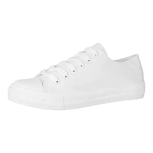 Produktbild: Elara Unisex Sneaker Low top Turnschuh Textil Chunkyrayan 36-46 A-YD3230-Allwhite-44