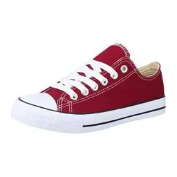 Produktbild: Elara Unisex Sneaker Low top Turnschuh Textil Chunkyrayan 36-46 A-YD3230-Bordorot-44