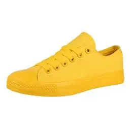 Produktbild: Elara Unisex Sneaker Low top Turnschuh Textil Chunkyrayan B338-B340 Yellow 01-A-38