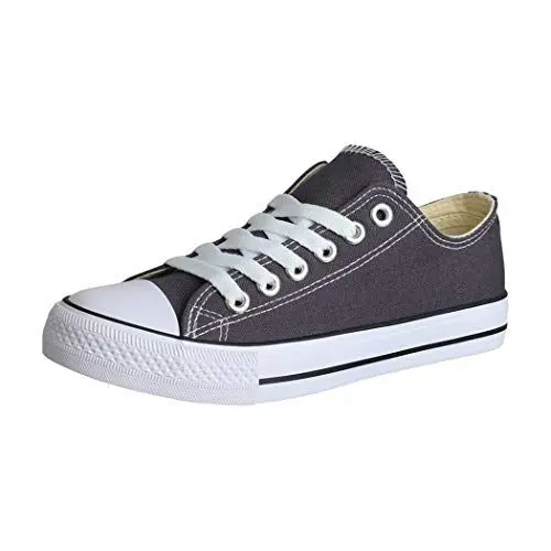 Produktbild: Elara Unisex Sneaker Low top Turnschuh Textil Chunkyrayan CHF Dk.Grey-46