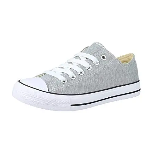 Produktbild: Elara Unisex Sneaker Low top Turnschuh Textil Chunkyrayan CHF Lt.Grey-38