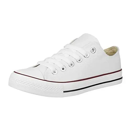 Produktbild: Elara Unisex Sneaker Low top Turnschuh Textil Chunkyrayan P 3500-3501 White-45