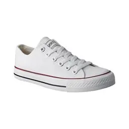 Produktbild: Elara Unisex Sneaker Textil Turnschuh Low top Chunkyrayan 089-A-Weiss-43