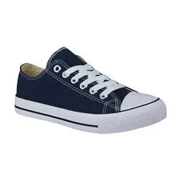 Produktbild: Elara Unisex Sneaker Textil Turnschuh Low top Chunkyrayan 089-A E-4-E6-Navy-43