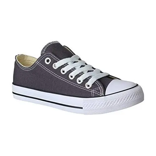 Produktbild: Elara Unisex Sneaker Textil Turnschuh Low top Chunkyrayan CHF Dk.Grey-36