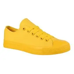 Produktbild: Elara Unisex Sneaker Textil Turnschuh Low top Chunkyrayan B338-B340 Yellow 089-A 36Q