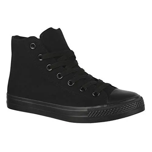 Produktbild: Elara Unisex Sneaker Totalschwarz-38