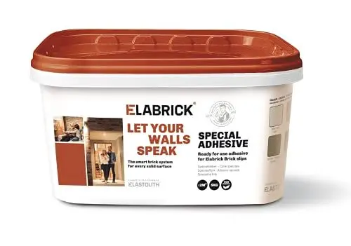 Produktbild: Elastolith 55021c Spezialkleber / Mörtel, 5 kg Eimer, für 2 qm, Grau
