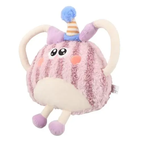 Produktbild: ELAYARD Kawaii Auto Kopfstütze Nackenkissen für Erwachsene Lustiges Cartoon Design Weicher Komfort Installieren Vielseitig Einsetzbar für Autositz Bürostuhl Gamingstuhl