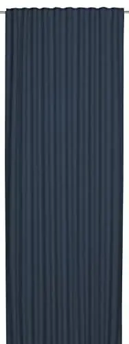 Produktbild: Elbersdrucke Midnight 01 blau Gardine mit verdeckten Schlaufen, Polyester, 255 x 140 cm