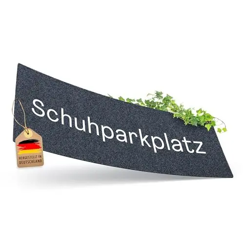 Produktbild: ElbFuchs® Schuhparkplatz Fußmatte 100x35cm | Ideale Schuhmatte Abtropfmatte und Schuhunterlage | Waschbare Fussmatte und Schuhabstreifer für Innen