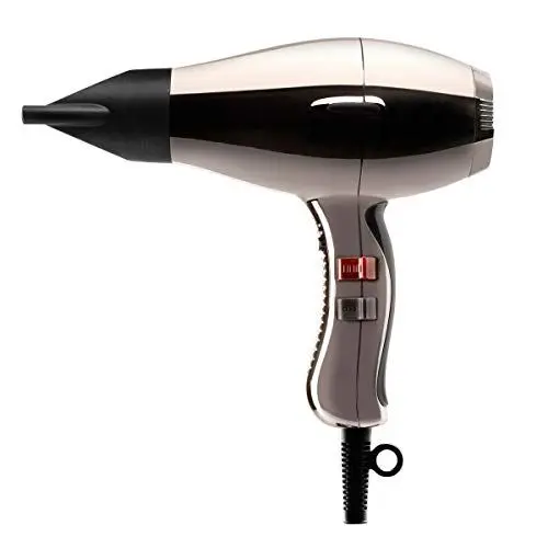 Produktbild: Elchim 3900 Healthy Ionic Haartrockner Titanium mit Schuko Stecker - Professioneller Fön Made in Italy - Leicht und Leise, für Gesundes Haar, um 30% Reduzierte Trocknungszeiten, 2400W