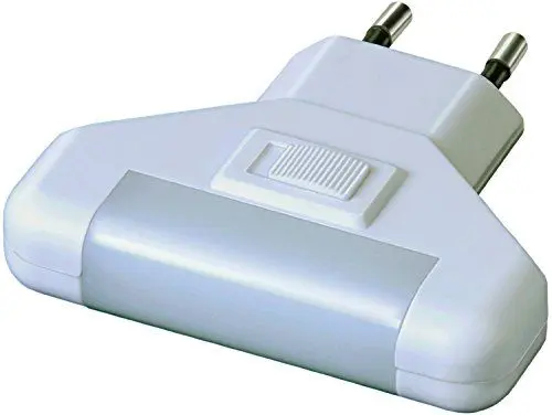 Produktbild: Electraline 58313 Nachtlicht Neon mit Schalter 1,5 W Weiß