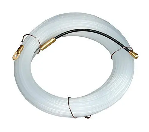 Produktbild: Electraline 61052 Sonde zur Kabelentfernung, aus Nylon, Durchmesser: 3 mm, 20 m, Weiß