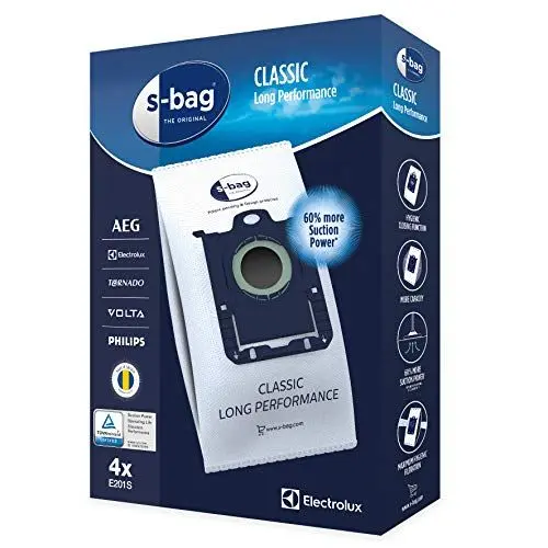 Produktbild: Electrolux E201S E201S-4 Staubsaugerbeutel S-Bag Long Performance, keine