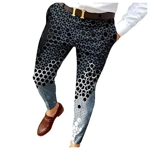 Produktbild: Elegante Hose Men braun Chino Hose Men Stretch Regular fit schwarz Anzughose Herren mit Bundfalte und Umschlag Schwarze Chino Hose männer Regular Business Hose Herren schwarz Stretch