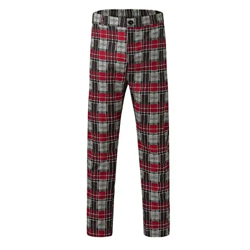 Produktbild: Elegante Hosen mit Mehreren Taschen Herren Stoffhose Herren schwarz Chino Schlafanzughosen für männer Set Anzughose größe 46 Herren schwarz Marlene Hosen Herren elegant