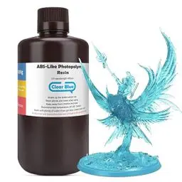Produktbild: ELEGOO 405nm ABS-Like Resin, LCD UV Rapid Resin für LCD/DLP 3D Drucker Photopolymer 1000g Wasserblau