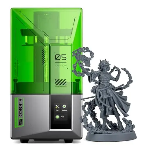 Produktbild: ELEGOO Mars 5 3D Drucker, 6,6 Zoll 4K MSLA LCD, automatische Nivellierung, 70mm/h Hochgeschwindigkeitsdruck, Intelligenter mechanischer Sensor, Überhitzungsschutz, große Druckgröße 143,43*89,6*150 mm³