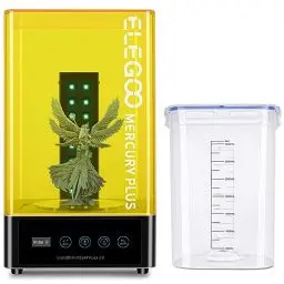 Produktbild: ELEGOO Mercury Plus V2 2 in 1 Waschen und Aushärten Maschine für Mars Photon S Photon Mono LCD DLP SLA 3D Gedruckt Modelle Harz UV Härtungsbox mit Rotary Aushärten Drehscheibe und Waschen Eimer