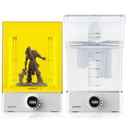 Produktbild: ELEGOO Mercury X Bundle mit Separater Waschstation und Aushärtungsstation für Große Harz 3D Drucker, Kompatibel mit ELEGOO Saturn, Mars MSLA/LCD/DLP 3D Druckern