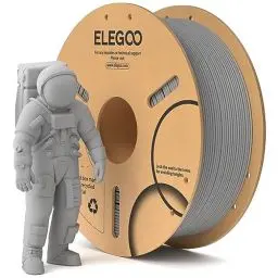 Produktbild: ELEGOO PLA Filament 1.75mm Grau 1KG, 3D Drucker Filament Maßgenauigkeit +/- 0,02 mm, 1kg Pappspule (2.2lbs) Filament-3D-Druckmaterialien Passt für die meisten FDM 3D-Drucker
